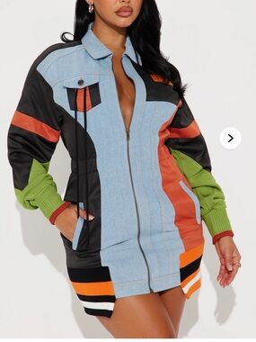 Fashionnova Sonic Zoom Denim Mini Dress